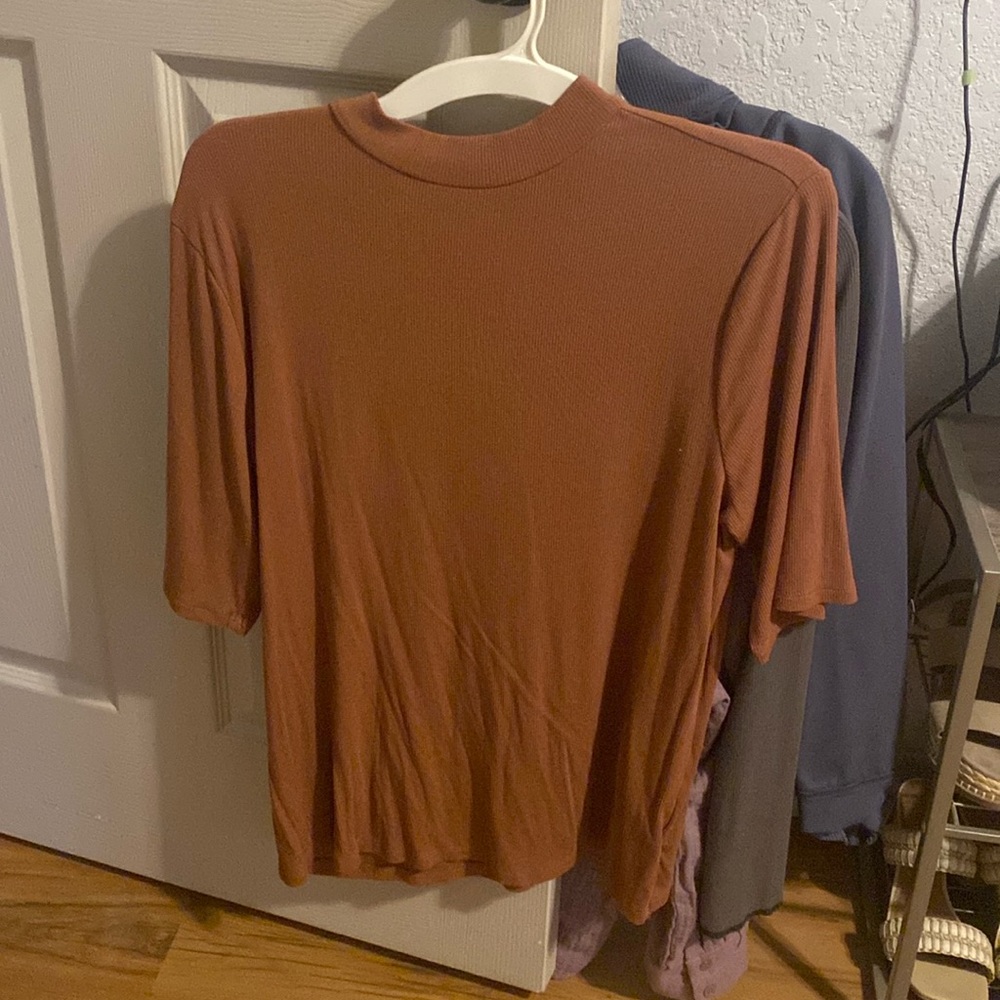 Light red brown colored shirt